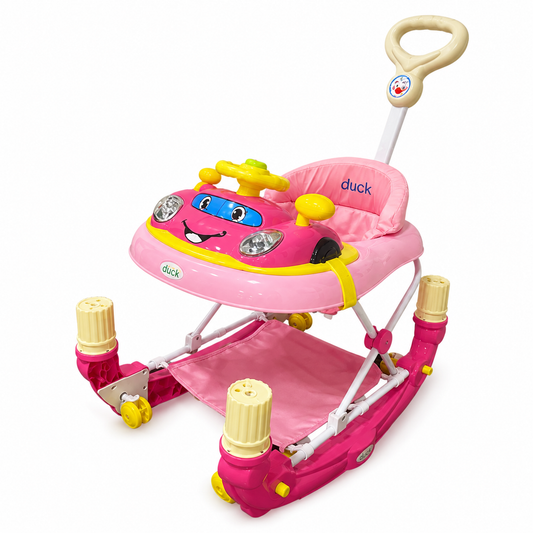 Andador Y Mecedor Modelo Auto Para Bebe Duck