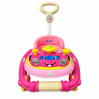 Andador Y Mecedor Modelo Auto Para Bebe Duck