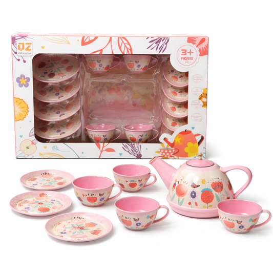 Set De Te Metal Teapot Party