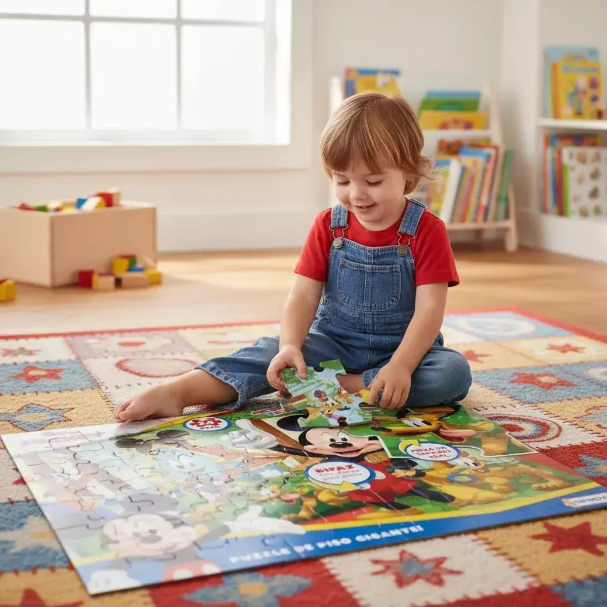 Puzzle de Piso Supergigante Bifaz 24 Piezas - Tapimovil