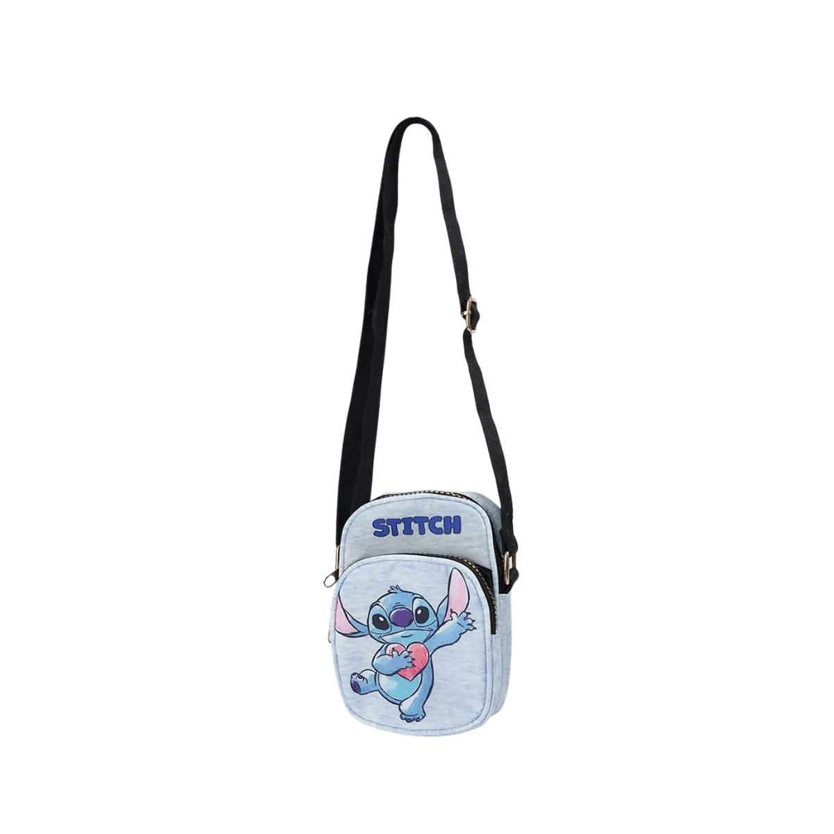 Riñonera Porta Celular Lilo & Stitch con Correa Ajustable