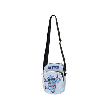 Riñonera Porta Celular Lilo & Stitch con Correa Ajustable