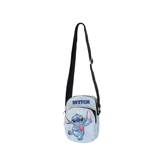 Riñonera Porta Celular Lilo & Stitch con Correa Ajustable