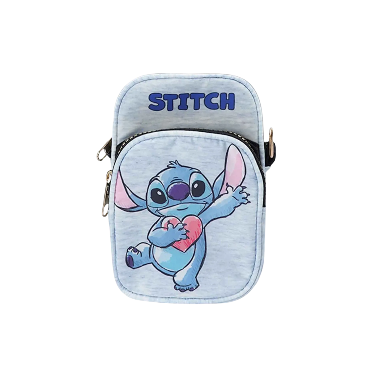 Riñonera Porta Celular Lilo & Stitch con Correa Ajustable