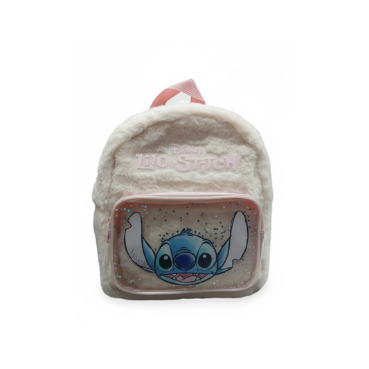 Mochila Escolar Lilo & Stitch con Peluche