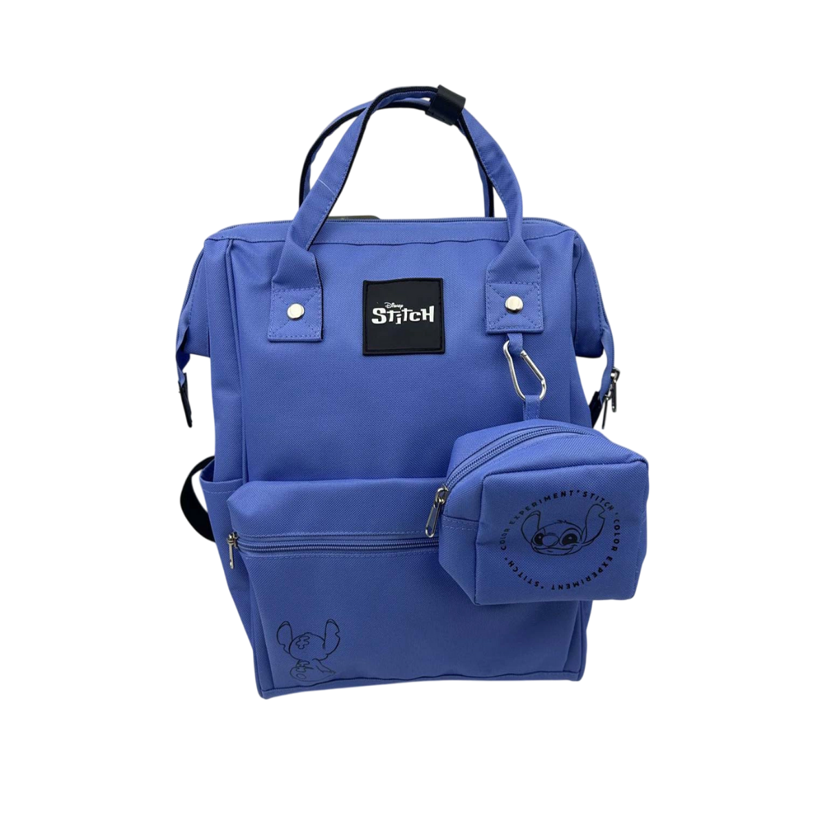 Mochila Escolar Lilo & Stitch Azul