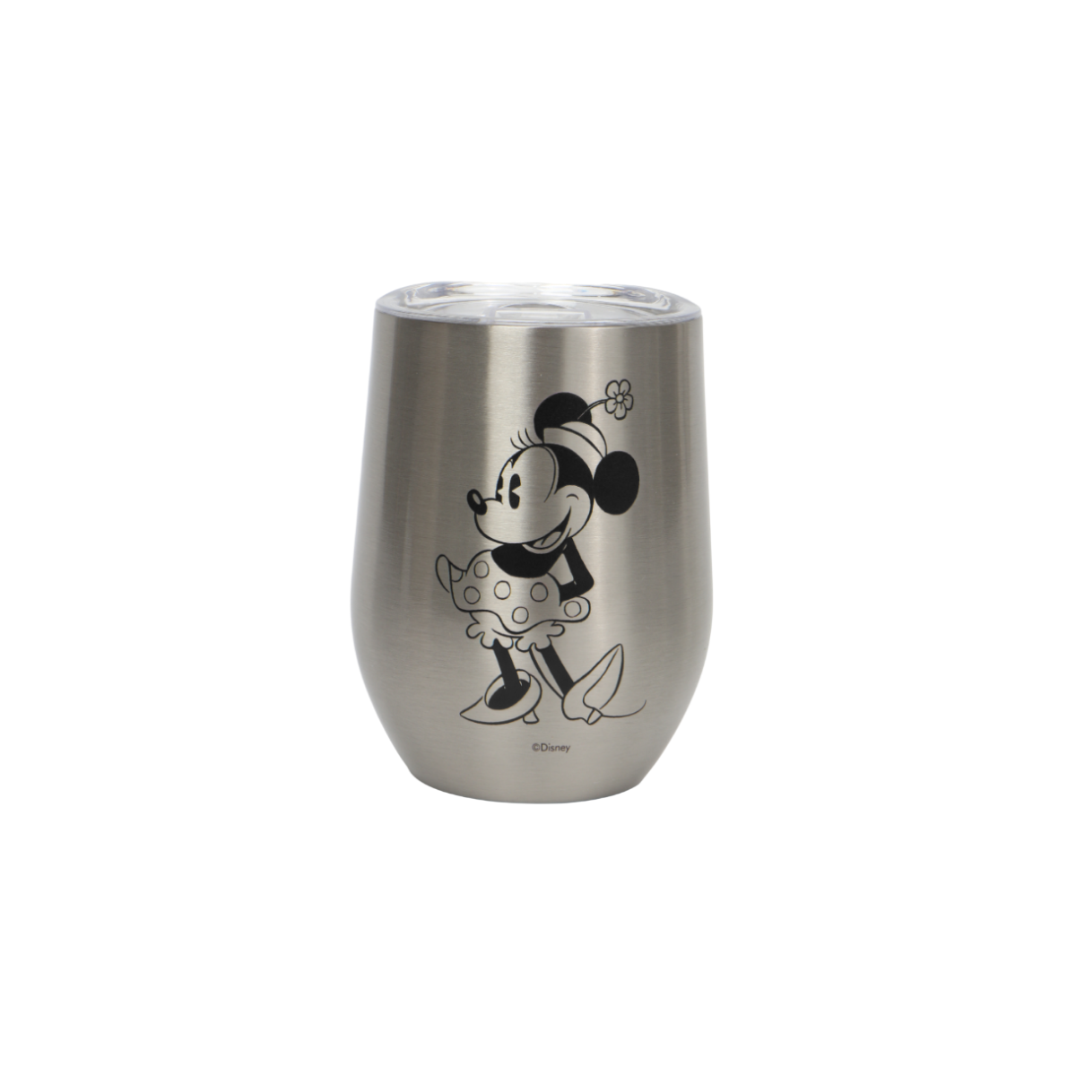 Vaso de Acero Inoxidable Minnie Mouse con Tapa - 280 ml