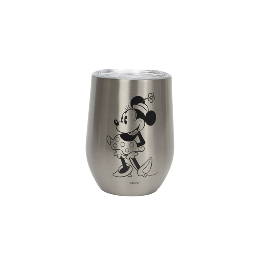 Vaso de Acero Inoxidable Minnie Mouse con Tapa - 280 ml