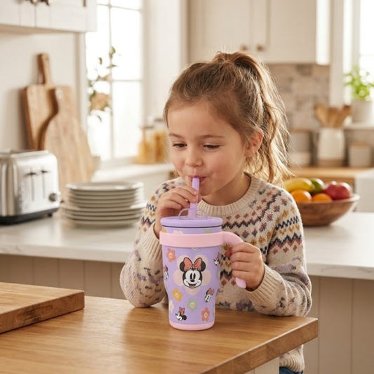 Vaso Térmico Minnie Mouse con Sorbete Acero Inoxidable - 400 ml