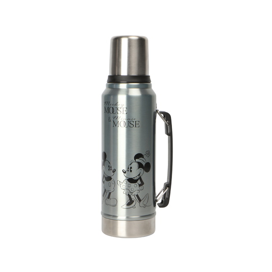 Termo de Acero Inoxidable Mickey y Minnie Mouse - 1100 ml