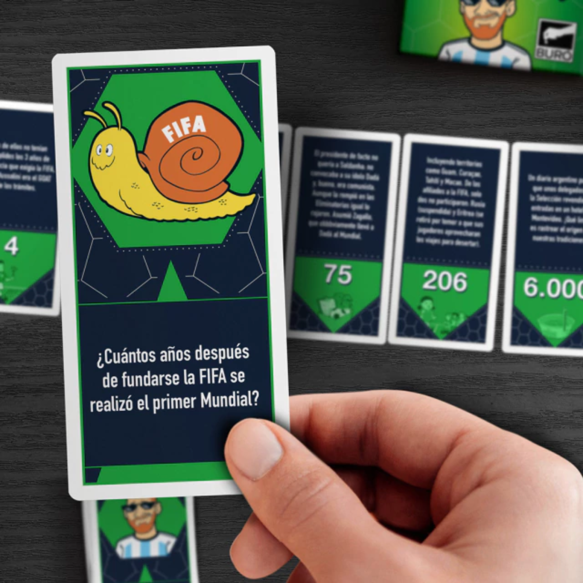 Juego de Mesa Datos No Opiniones: Mundial