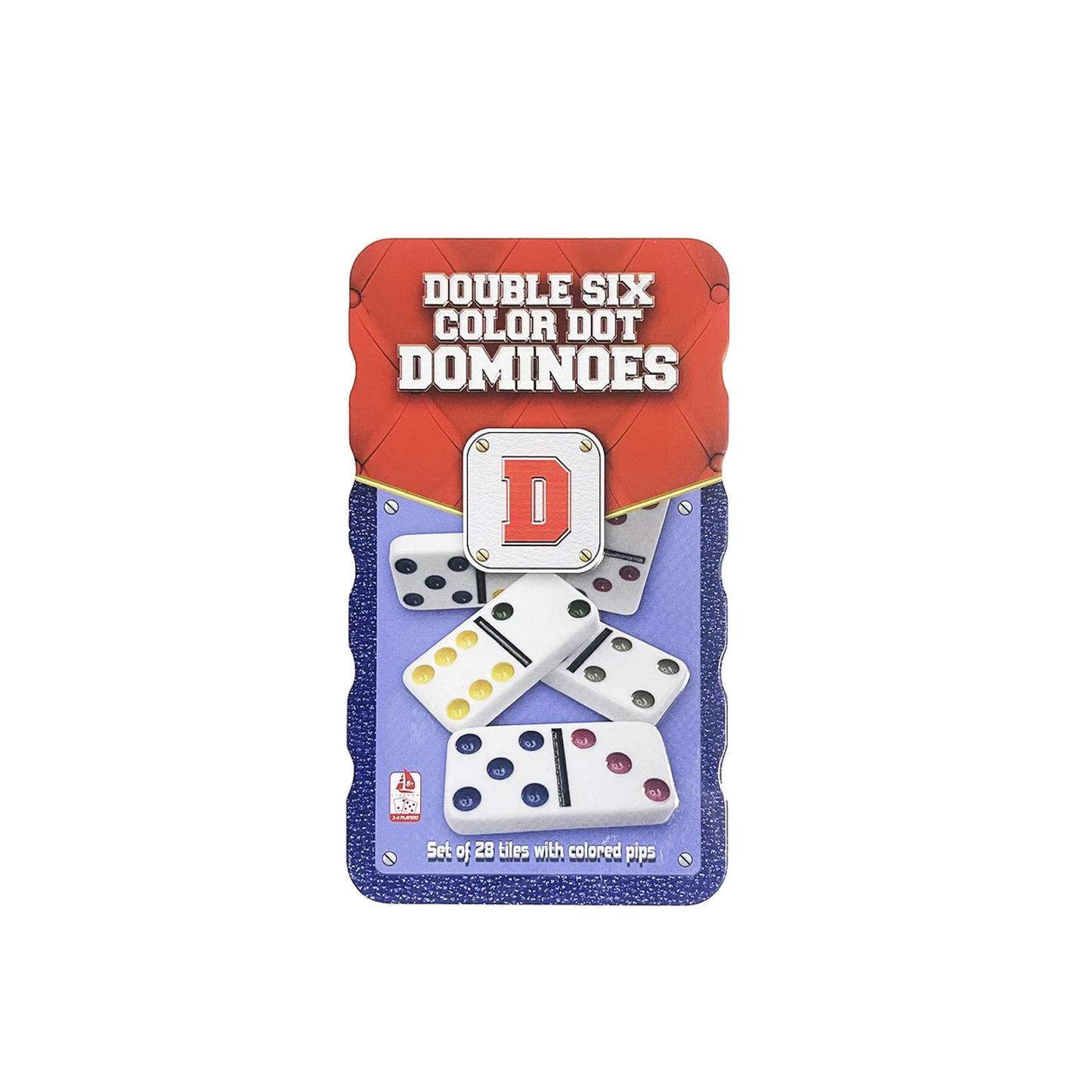 Juego De Mesa Domino Double Six En Lata