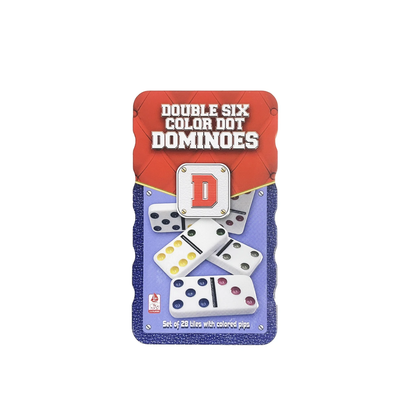 Juego De Mesa Domino Double Six En Lata