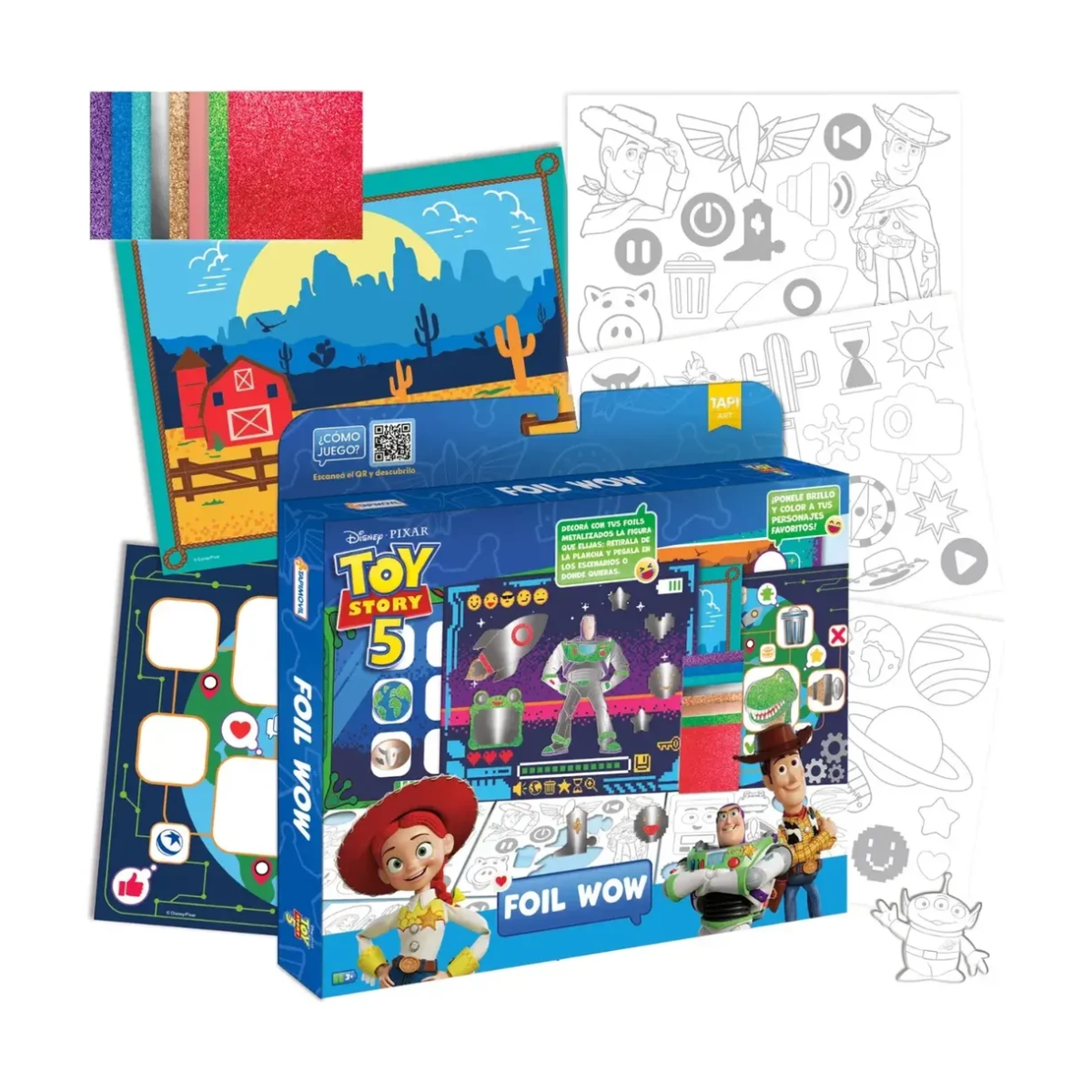 Set Foil Wow Toy Story Decoración Metalizada