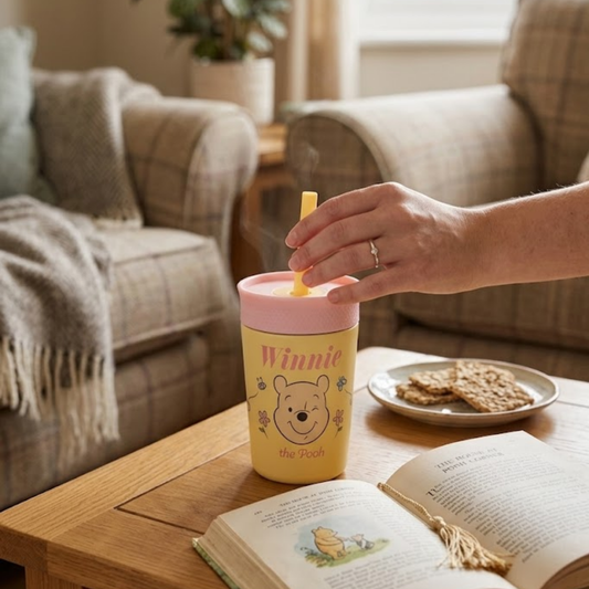 Vaso Térmico Winnie the Pooh con Sorbete Acero Inoxidable - 350 ml
