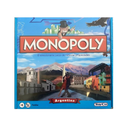 Juego De Mesa Monopoly Argentina Popular Original Toyco