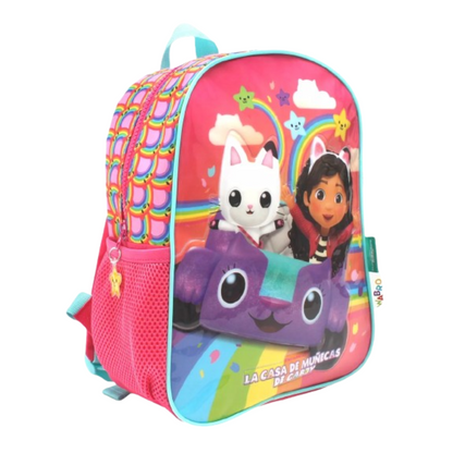 Mochila 12 Espalda Gabby Dollhouse Arco Iris