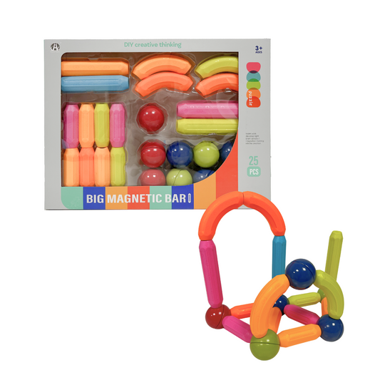 Juego Magnetico De 25 Piezas Grandes
