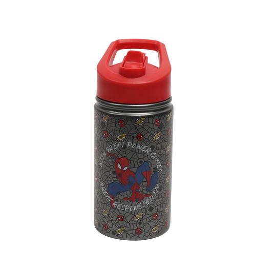 Botella de Acero Inoxidable Marvel Spiderman con Pico 400ml