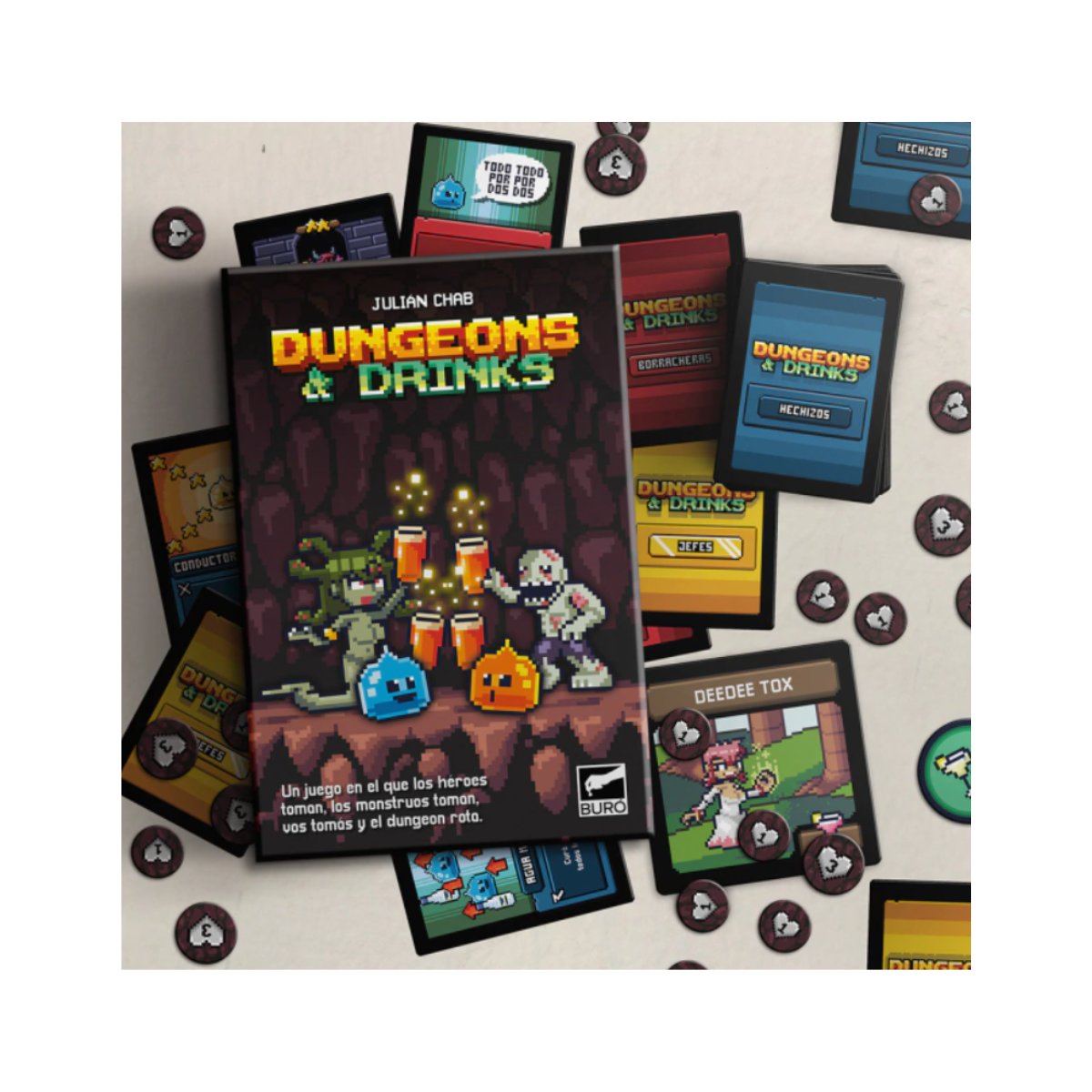 Juego De Mesa Dungeons & Drinks Buro