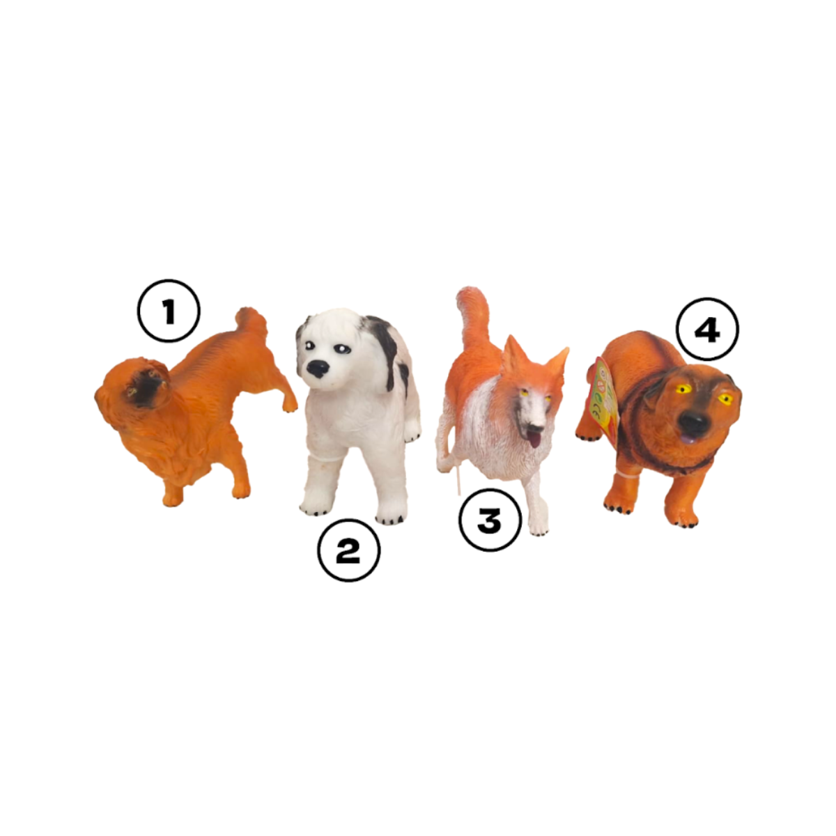 Set Muñecos De Perros Animal Toys