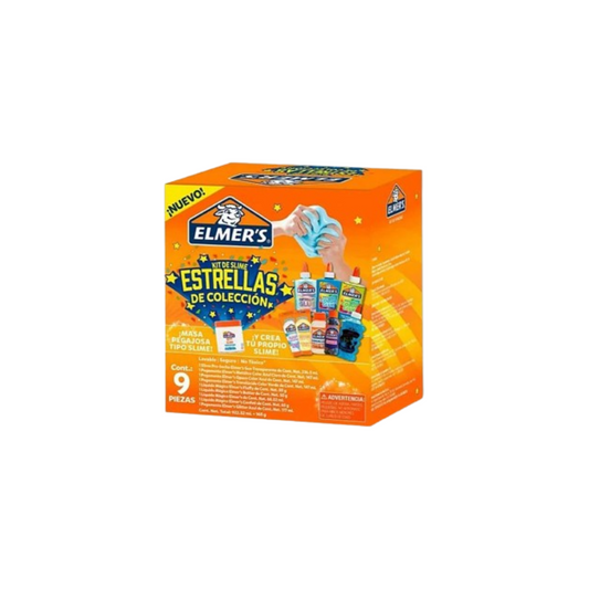 Elmers Kit Slime Estrellas De Colección 9 Piezas