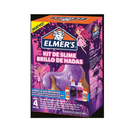 Elmers Polvo De Hadas Kit De Slime 4 Piezas