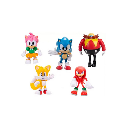 Sonic Pack De 5 Figuras Clásicas De Colección