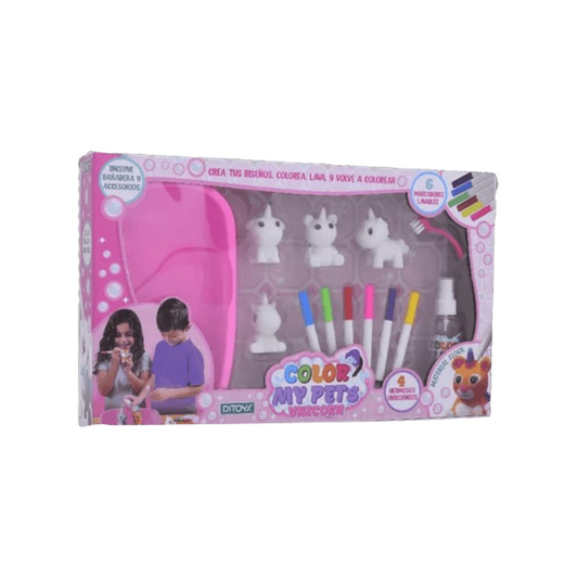 Juego Para Colorear Color My Pets Unicorn