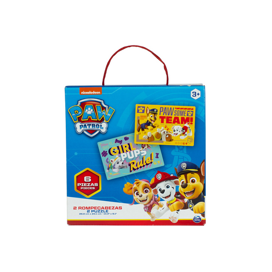 Rompecabezas Paw Patrol x 6 Piezas