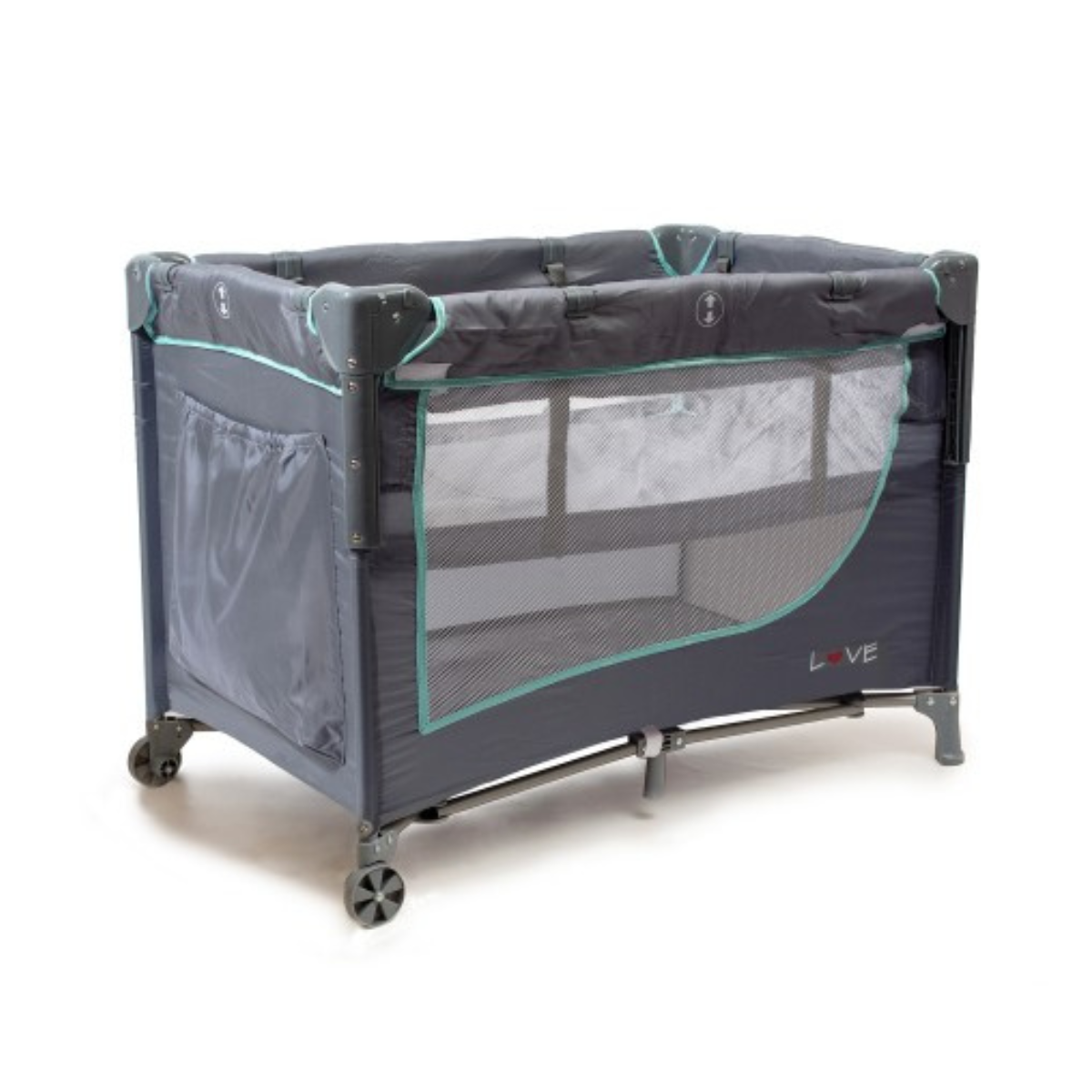 Cuna De Viaje Colecho Turquesa Baby First