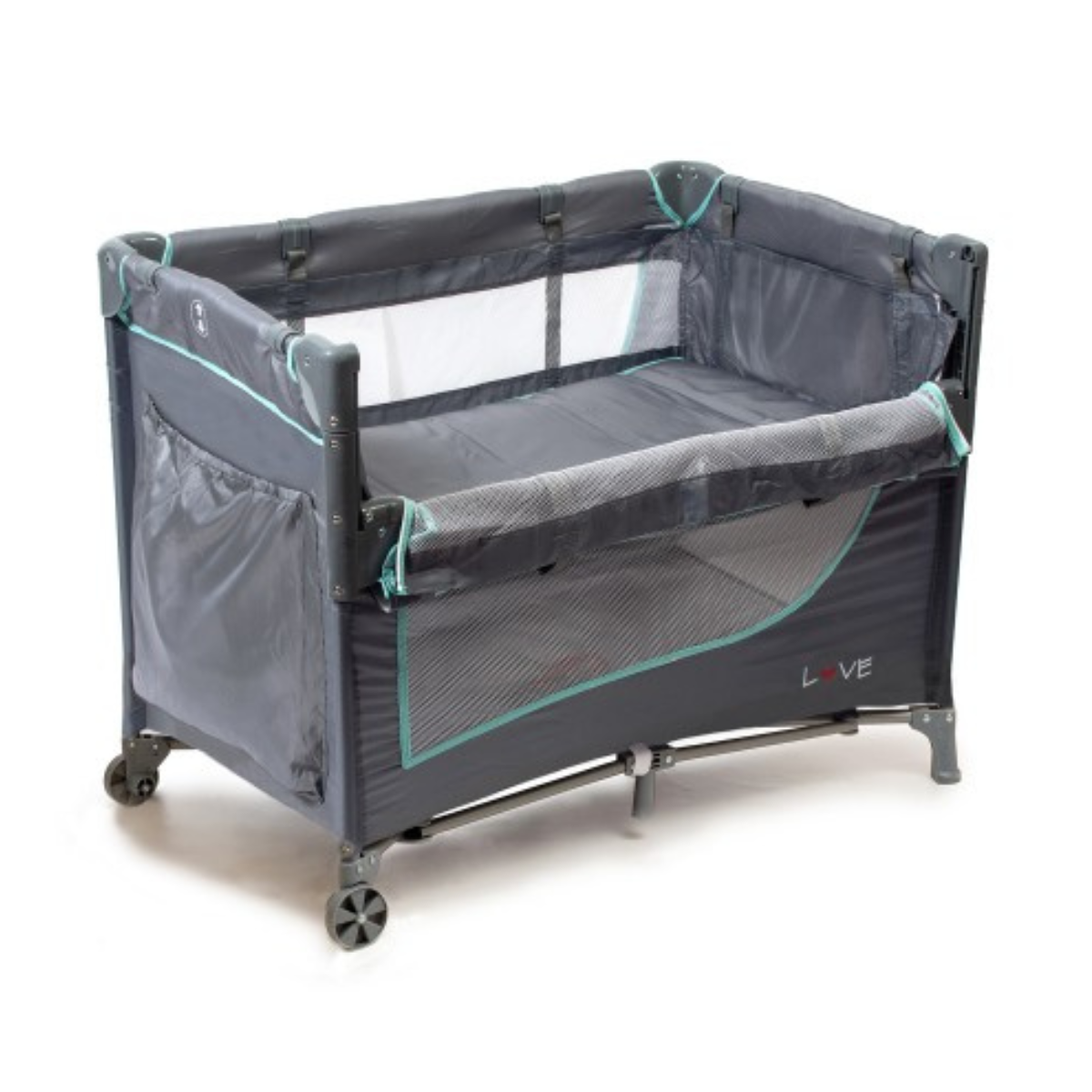 Cuna De Viaje Colecho Turquesa Baby First