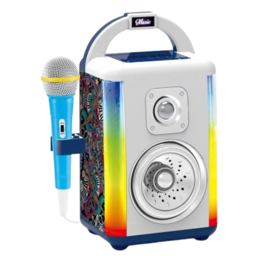 Juguete Amplificador Con Micrófono Y Luces Portátil