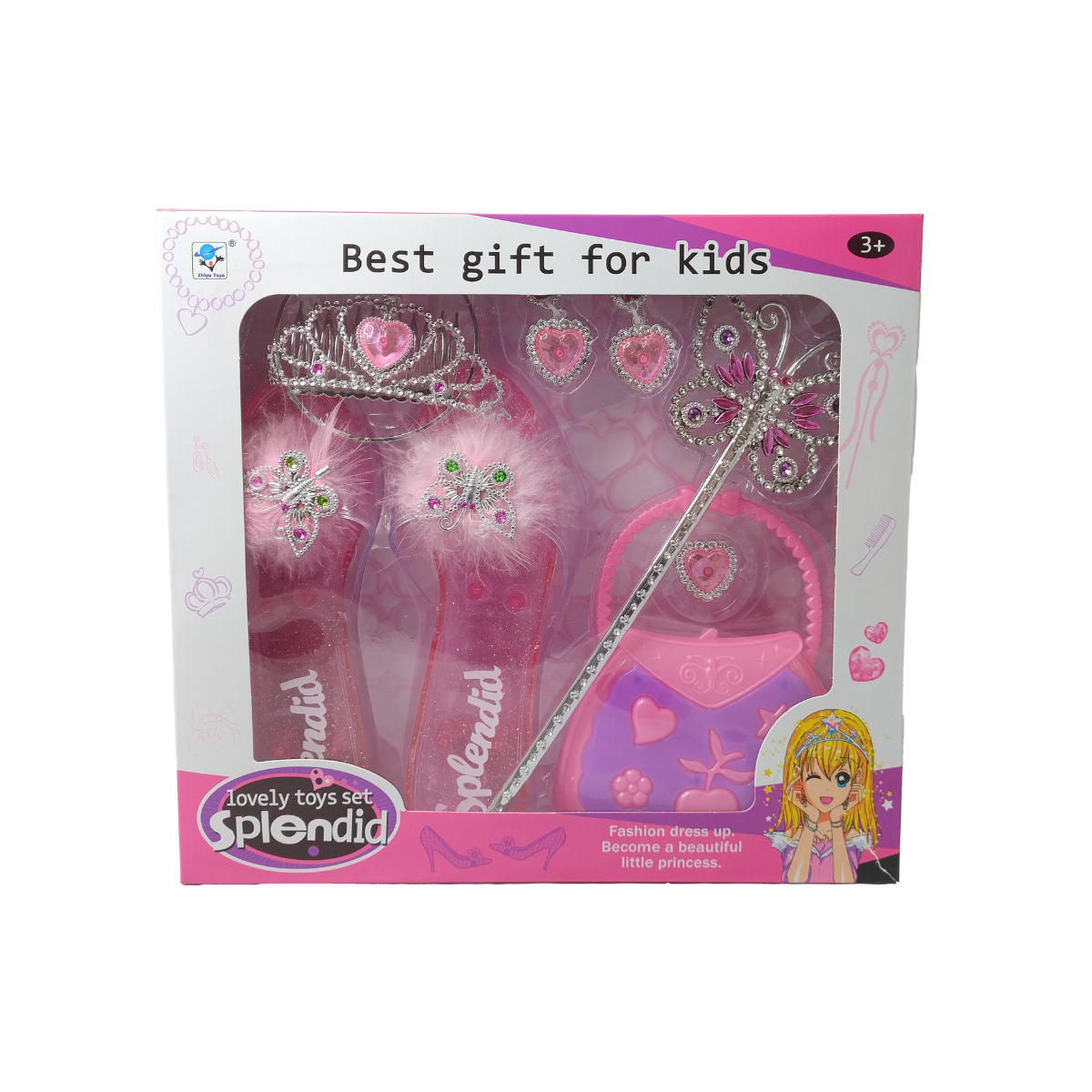 Set De Princesa Con Carterita