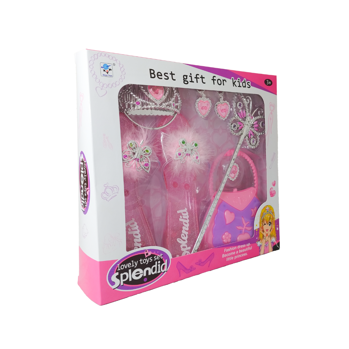 Set De Princesa Con Carterita