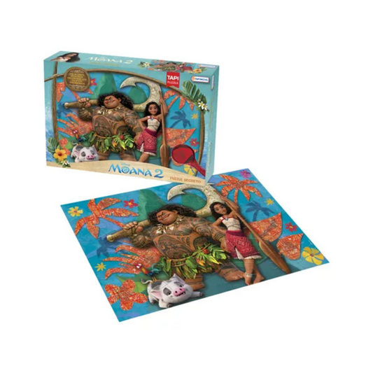 Puzzle Secreto Con Lupa 48 Piezas Disney Moana 2