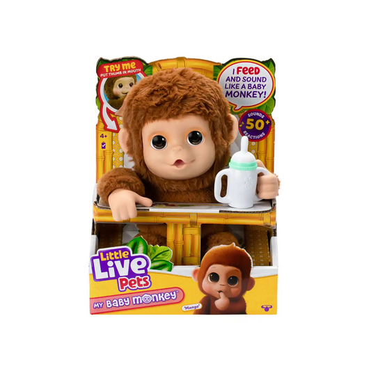 Little Live Pets Monito Interactivo My Baby Monkey