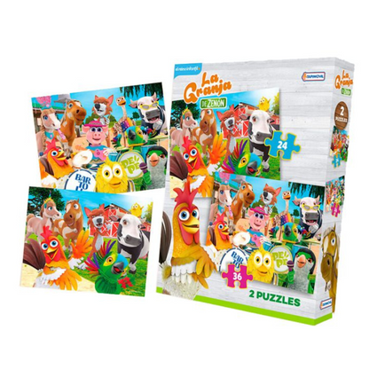 Puzzle La Granja De Zenon De 24 Y 36 Piezas Rompecabezas