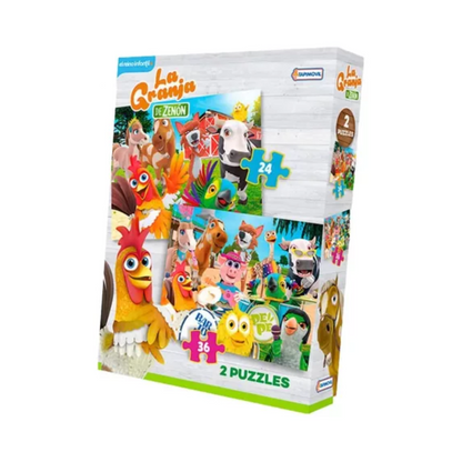 Puzzle La Granja De Zenon De 24 Y 36 Piezas Rompecabezas