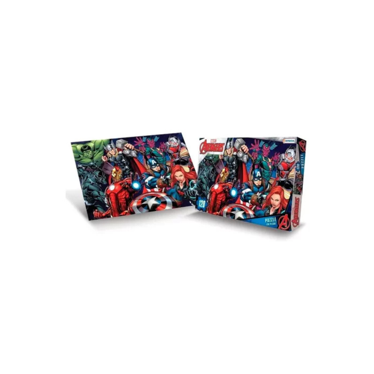 Rompecabezas Avengers 120 Piezas Puzzle Marvel Tapimovil