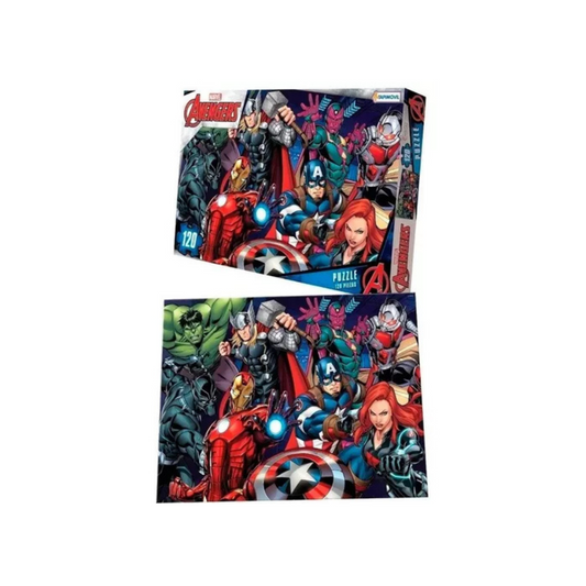 Rompecabezas Avengers 120 Piezas Puzzle Marvel Tapimovil