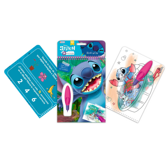 Agua Wow Disney Stitch Colorear Con Agua Tapimovil
