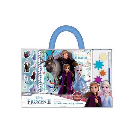Maletin Para Crear Y Colorear Con Acuarelas Frozen Disney