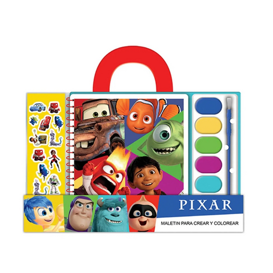 Maletín Para Crear y Colorear De Disney Pixar