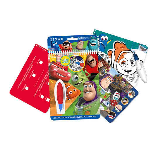 Libro Para Pintar Agua Wow! Disney Pixar
