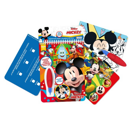 Libro Para Pintar Agua Wow! Mickey