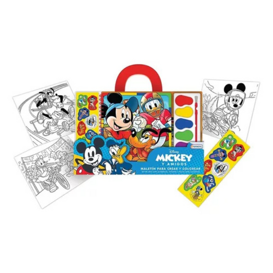Maletin Mickey Para Crear Y Colorear Tapimovil