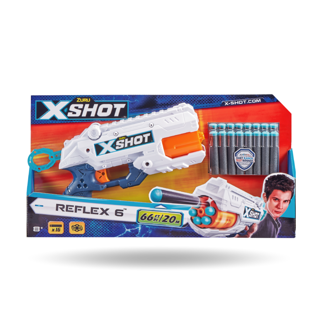 Pistola Lanza dardos  X-Shot  Revolver TK-6