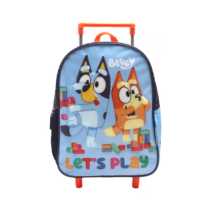 Mochila Con Carrito Bluey Play 12 Pulgadas