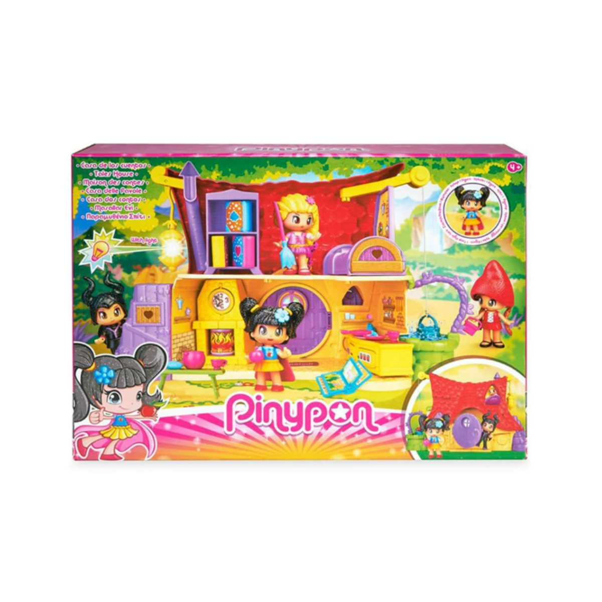 Pinypon Casita Clásica De Cuentos Con 1 Figura